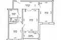 Квартира 2 комнаты 58 м² Минск, Беларусь