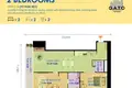 Кондо 2 спальни 93 м² Sangkat Boeng Keng Kang Ti Muoy, Камбоджа