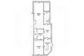 Wohnung 2 zimmer 85 m² Muchaviecki sielski Saviet, Belarus