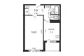 1 bedroom apartment 36 m² Minsk, Belarus