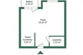 Wohnung 1 zimmer 30 m² Warschau, Polen