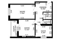 Квартира 2 комнаты 57 м² Минск, Беларусь