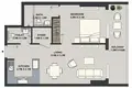 Квартира 1 спальня 66 м² Дубай, ОАЭ