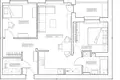 2 bedroom apartment 66 m² Warsaw, Poland
