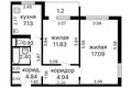 Apartamento 2 habitaciones 50 m² Minsk, Belarús