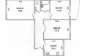 Квартира 3 комнаты 77 м² Мухавецкий сельский Совет, Беларусь