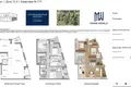 4 room apartment 73 m² Minsk, Belarus