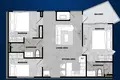 Квартира 3 спальни 76 м² Ви Чит, Таиланд