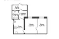 2 room apartment 47 m² Lida, Belarus