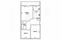 Wohnung 3 zimmer 58 m² Arechauski, Belarus