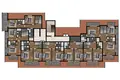 Attique 2 chambres 48 m² Tosmur, Turquie