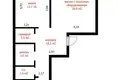 Wohnung 3 zimmer 71 m² Minsk, Belarus