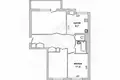 1 room apartment 71 m² Kamieniuki, Belarus