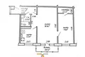 Appartement 2 chambres 47 m² Minsk, Bélarus