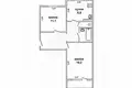 Квартира 2 комнаты 55 м² Берёза, Беларусь