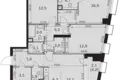 Appartement 4 chambres 94 m² Moscou, Russie