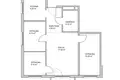 3 bedroom apartment 57 m² Warsaw, Poland