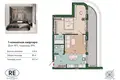 Wohnung 1 zimmer 59 m² Kaliningrad, Russland