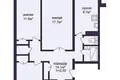 Квартира 4 комнаты 79 м² Людвиново, Беларусь