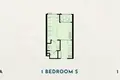 Appartement 2 chambres 26 m² Sakhu, Thaïlande