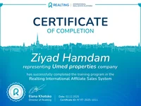 Realting Training Certificate