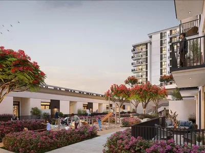 Complejo residencial New Lexington Residence with a swimming pool and sports grounds, Townsquare, Dubai, UAE