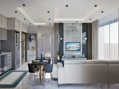 Complexe résidentiel Small residential complex with swimming pool, gym and parking, Avsallar, Turkey