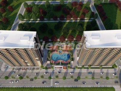 Zespół mieszkaniowy Apartments from the developer 2+1 Tömük, Erdemli with a swimming pool