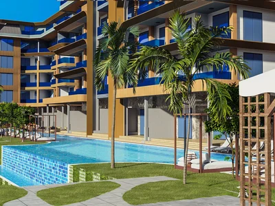 Wohnanlage Residential complex with a variety of infrastructure and recreation areas, 800 metres to the sea, Kestel, Alanya, Turkey