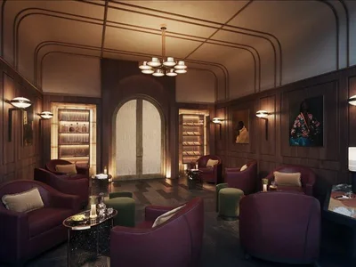 Wohnanlage Apartments in the new Regent Residences Dubai Sankari Place with swimming pools, spa and 5-star service in the Business Bay area, Dubai