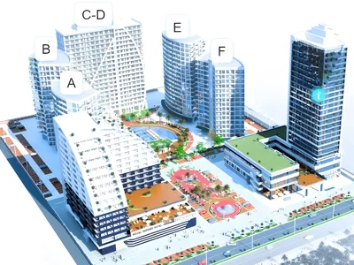 Residential complex Bianca Batumi (White sails)