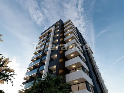 Zespół mieszkaniowy 1+1 apartments from the developer in Erdemli, Mersin with a pool and near the sea 