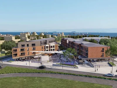 Zespół mieszkaniowy New residence with a shopping mall and green areas close to a beach and a highway, Zeytinburnu, Istanbul, Turkey