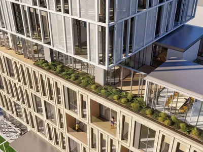 Wohnanlage Furnished apartments and studios in a residential complex with work and lounge areas, Kığıthane, Istanbul, Turkey