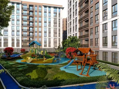 Zespół mieszkaniowy New residence with swimming pools and green areas in a prestigious area, Istanbul, Turkey