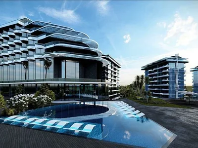 Wohnanlage New residence with swimming pools, an aqua park and a private beach, Avsallar, Turkey