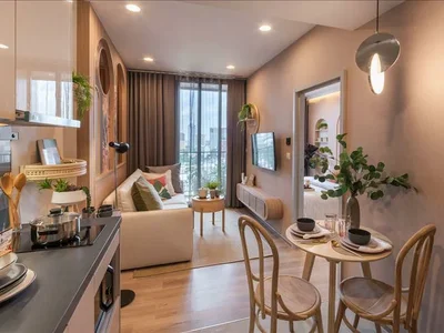 Complexe résidentiel High-riser residence with swimming pools and a picturesque view, Bangkok, Thailand
