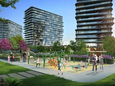 Wohnanlage Luxusapartment im Zentrum von Istanbul in einer modernen Wohnanlage mit Möglichkeit, die Staatsbürgerschaft zu erhalten