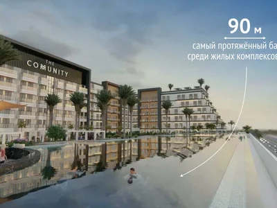 Complejo residencial Investment apartments in The Community at 7% per annum in the heart of the Motor City area, Dubai