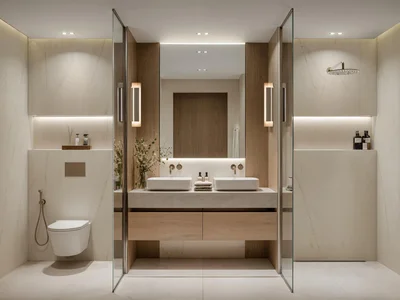 Wohnanlage Duplex apartments in the new skyscraper DNWT Residences, Business Bay area, Dubai, UAE