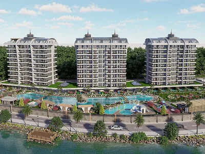 Wohngebäude Stilvolle Wohnungen in einem Hotel-Konzept-Komplex in Demirtaş Alanya