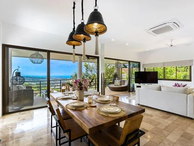 Wohnanlage Three-storey villa with a swimming pool and a separate studio, Samui, Thailand
