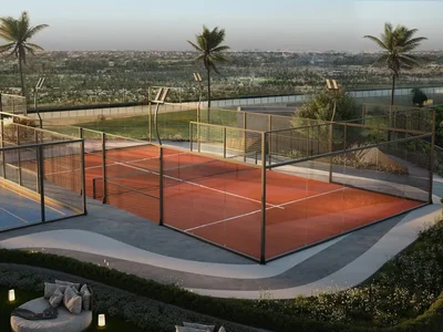 Wohnanlage New VELOS Residence with a swimming pool, a co-working space and fitness areas close to highways, Motor City, Dubai, UAE