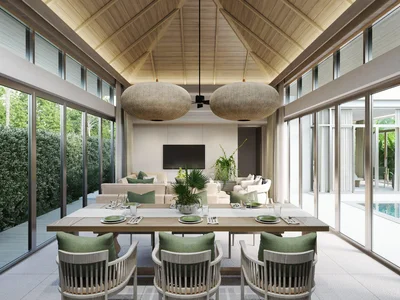 Complejo residencial First class residential complex of villas with swimming pools and excellent infrastructure in Choeng Thale, Phuket, Thailand