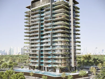 Zespół mieszkaniowy New complex of apartments with private swimming pool Samana Avenue, Dubailand, Dubai, UAE