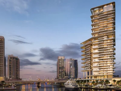 Complejo residencial VELA, Dorchester Collection — new luxury waterfront residence by Omniyat with a beach and a mooring in Business Bay, Dubai