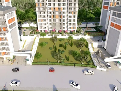 Wohnanlage New residence with parks and a swimming pool close to a metro station, Istanbul, Turkey