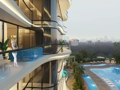 Complejo residencial New residence Barari Views with a swimming pool and a gym, Majan, Dubai, UAE