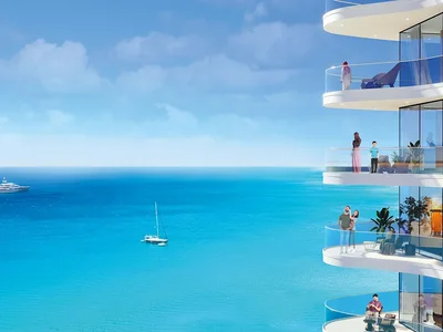 Wohngebäude Wohnungen mit Meerblick in Dubai mit Ratenzahlungsplan