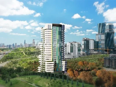 Residential complex Apartments 1+1, 2+1, 3+1 in Ataşehir, İstanbul in a financial centre from the developer